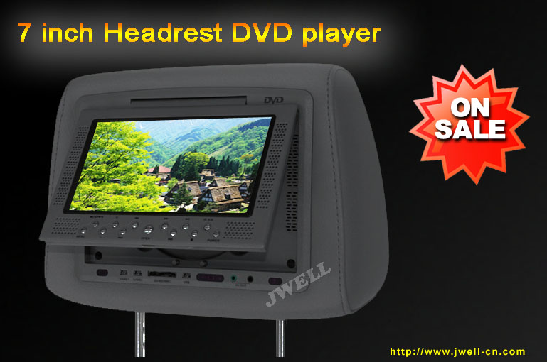 7 inch Headrest DVD player