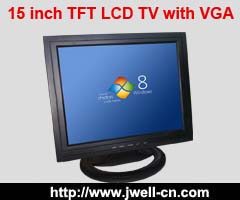 15 inch TFT LCD TV with VGA jack(pc monitor)