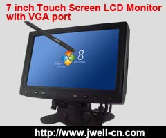 7 inch Touch Screen LCD Monitor with VGA port
