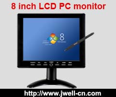 8 inch Touch Screen LCD Monitor with VGA port for pc monitor