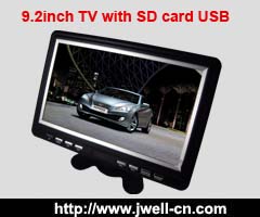 9.8 inch Portable LCD TV with FM,USB,SD function
