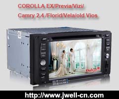 Car DVD player special for Toyota COROLLA EX/Previa/Vizi/Camry 2.4 /Florid/Vela/old Vios