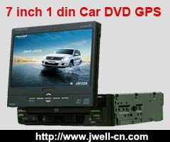 7 inch single din Car DVD Player with touch screen, BT, RDS, IPOD