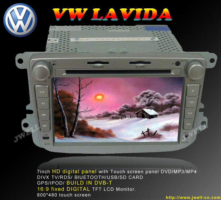 Car DVD Player with GPS for VW LAVIDA (HD Digital screen)
